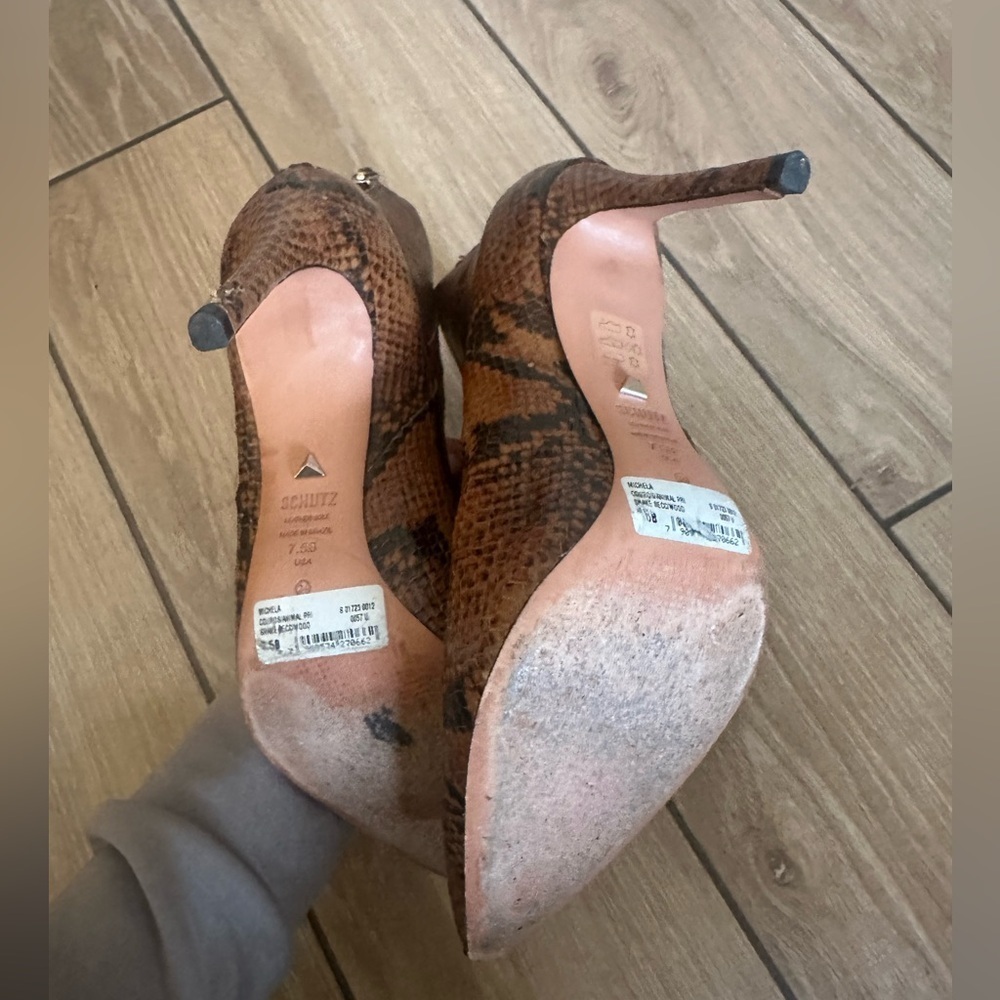 Snakeskin Booties​​​ - Picture 7 of 7